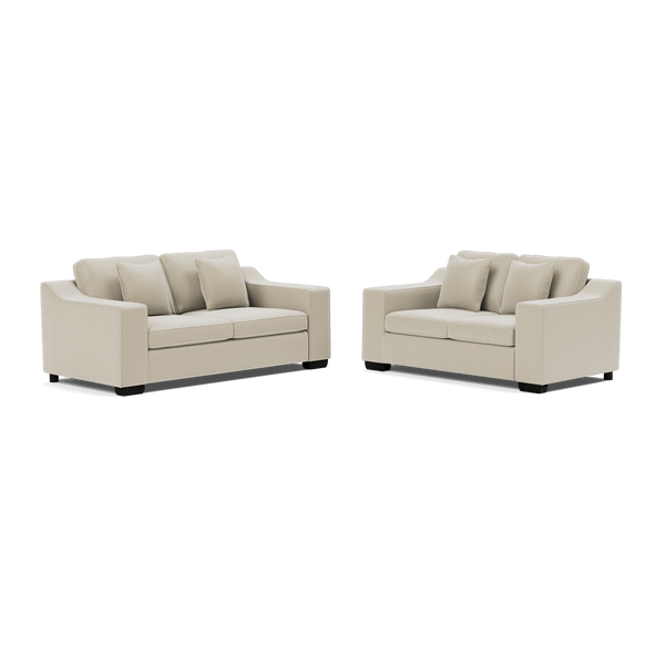 Portobello 3 Seater & 2 Seater Sandstone Sofa Club