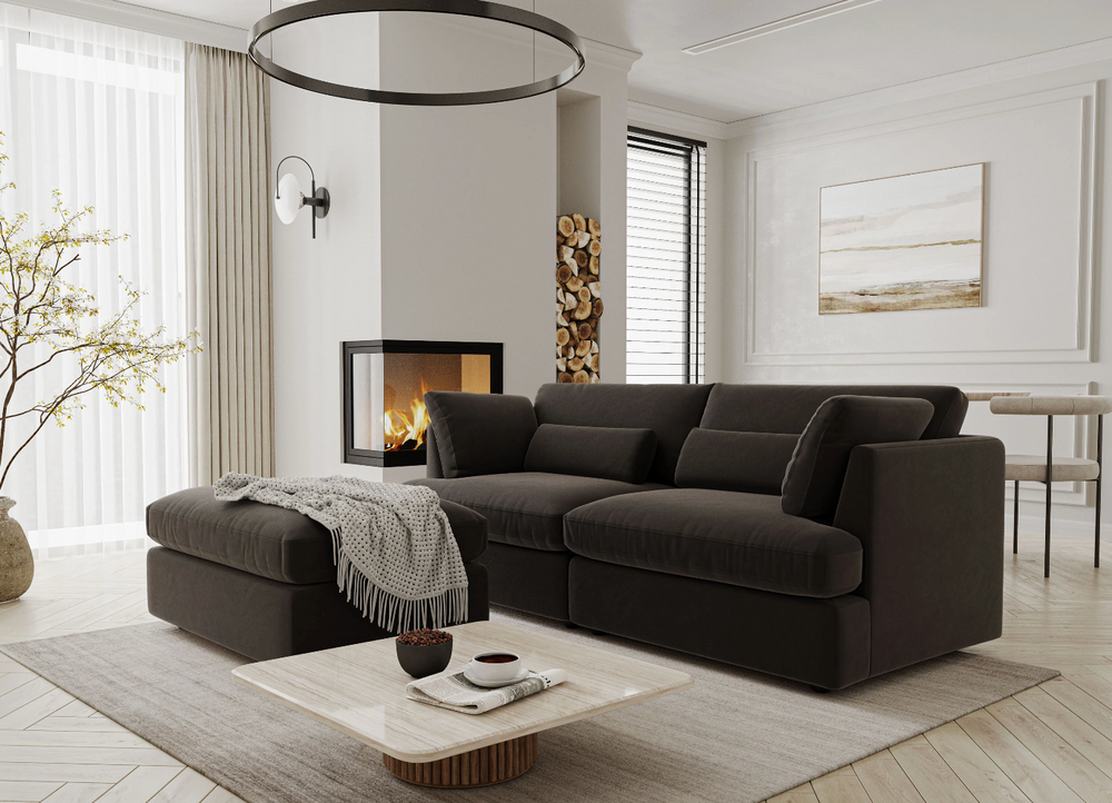 The Living Room Trend for 2025: Dark and Earthy Tones