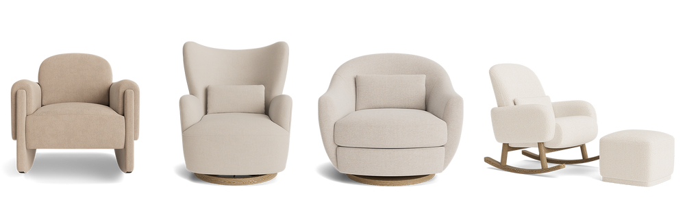 Introducing The Nursery Edit: Four Chairs, Four Ways to Comfort