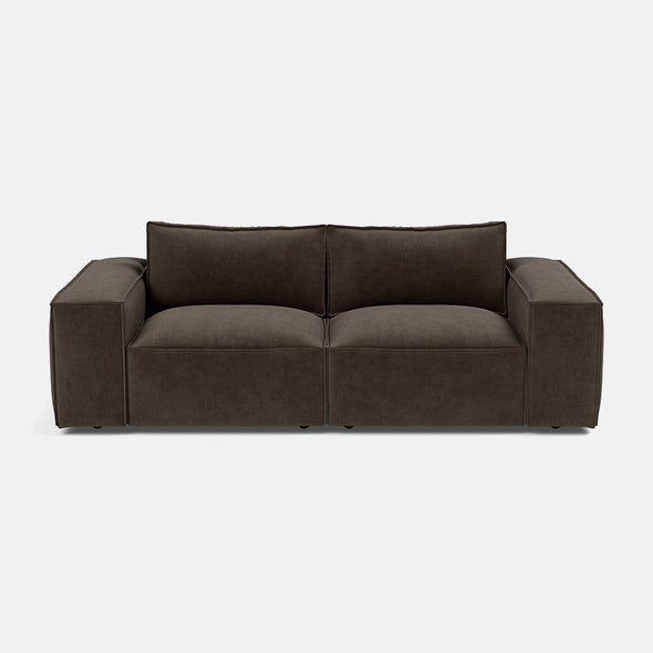 Marylebone Luxe Chenille Medium Sofa - Moody Mocha - OUTLET - Outlet