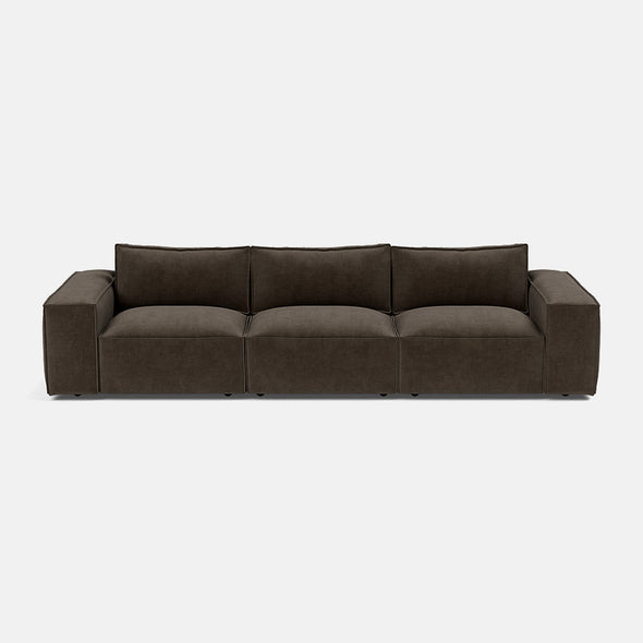 Marylebone Luxe Chenille Large Sofa - Moody Mocha - OUTLET - Outlet