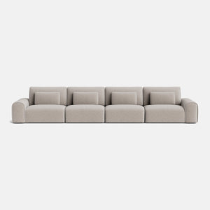 Kate Luxe Chenille XL Sofa - Neutral Linen