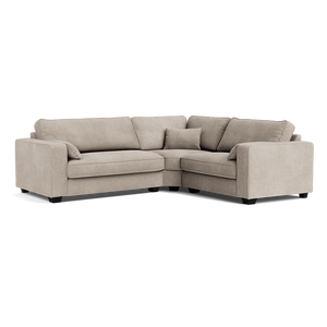 Bloomsbury Luxe Chenille Right Corner Sofa - Summer Linen