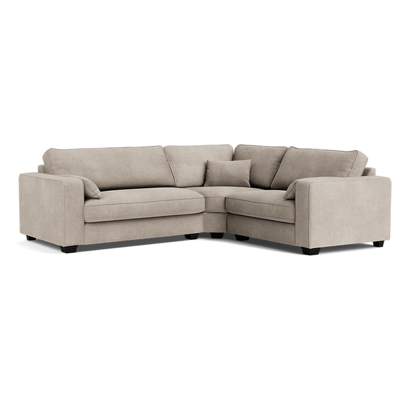 Bloomsbury right corner sofa in Summer Linen, angled view (SC9817-60).