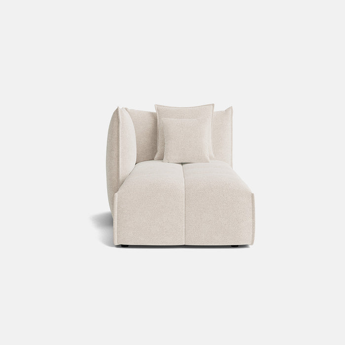 Nala Chenille Boucle Left Chaise Piece - Champagne Haze - OUTLET
