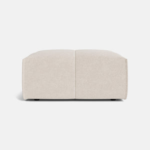 Nala Chenille Boucle Footstool - Champagne Haze