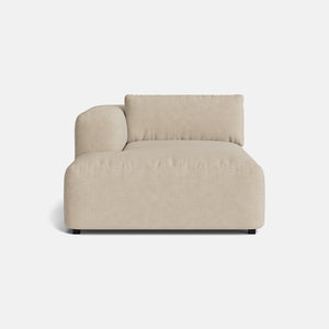 Stamford Soft Woven Texture Left Chaise Piece - Desert Mirage