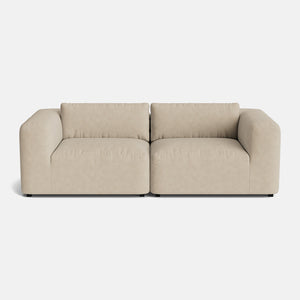 Stamford Soft Woven Texture Medium Sofa - Desert Mirage