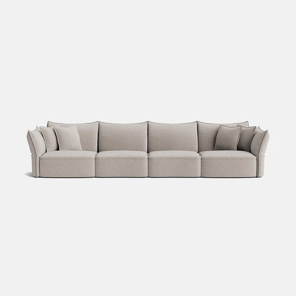 Nori Luxe Chenille XL Sofa - Neutral Linen