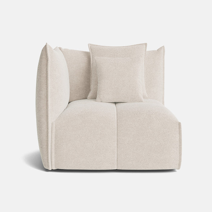 Nala Chenille Boucle Corner Piece - Champagne Haze - OUTLET
