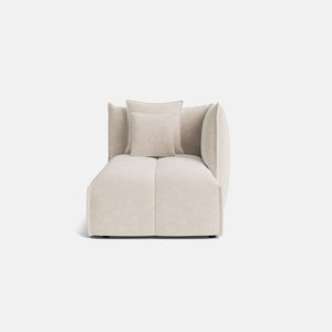 Nala Chenille Boucle Right Chaise Piece - Champagne Haze