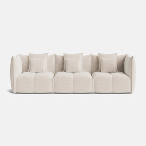 Nala Chenille Boucle Large Sofa - Champagne Haze