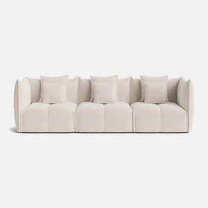 Nala Chenille Boucle Large Sofa - Champagne Haze