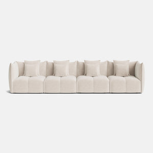 Nala Chenille Boucle XL Sofa - Champagne Haze