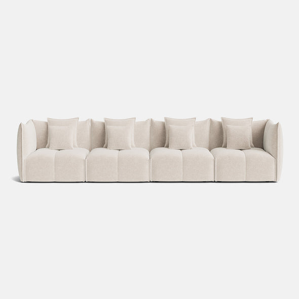 Nala Chenille Boucle XL Sofa - Champagne Haze