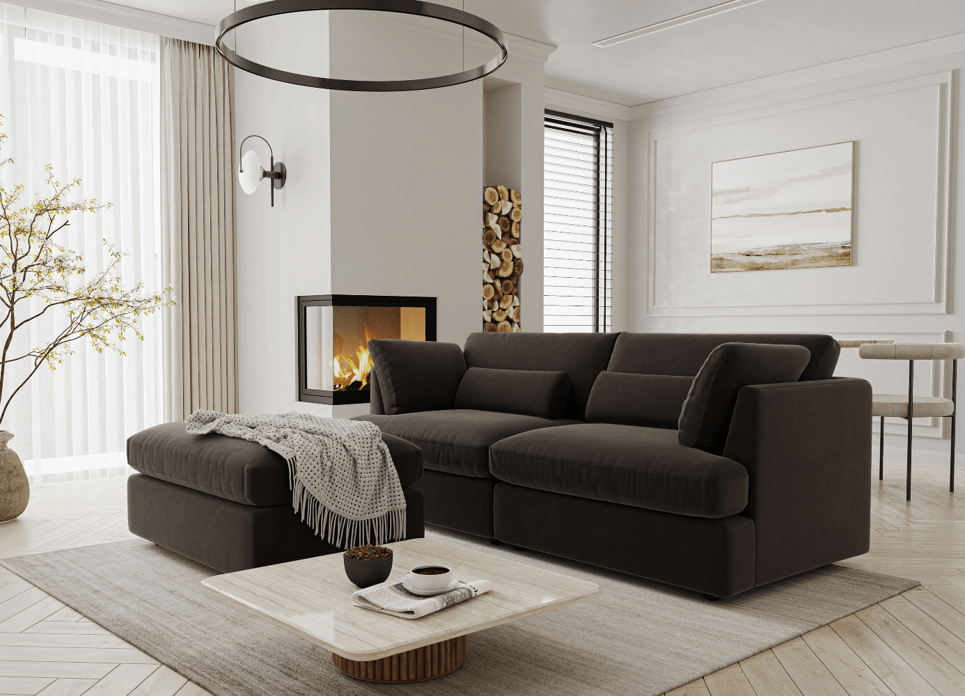 The Living Room Trend for 2025: Dark and Earthy Tones | Sofa Club®