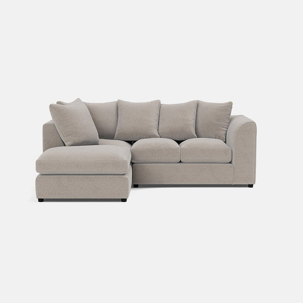 Chelsea Left Corner Sofa - Stone Alone - OUTLET