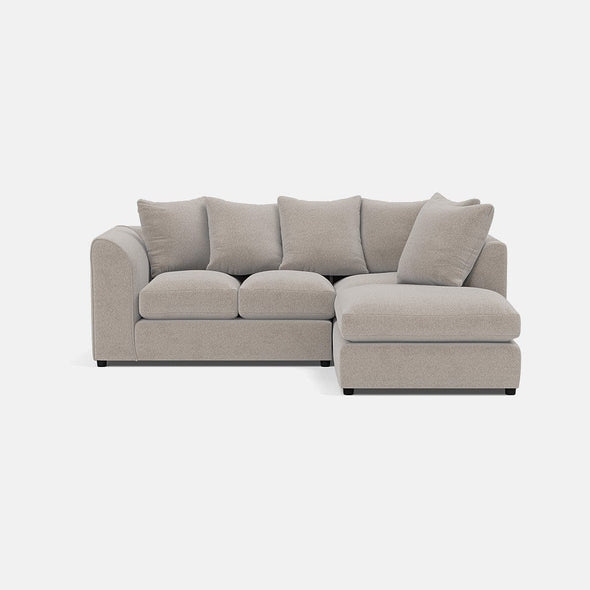 Chelsea Right Corner Sofa - Stone Alone - OUTLET