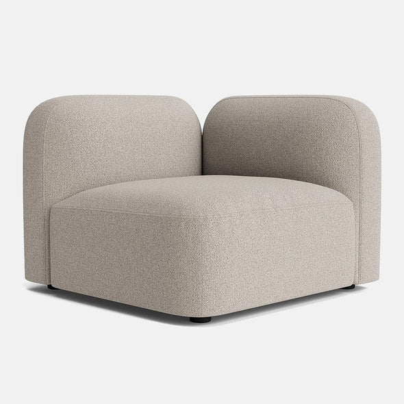 Copenhagen Soft Woven Texture Corner Piece - Balanced Greige