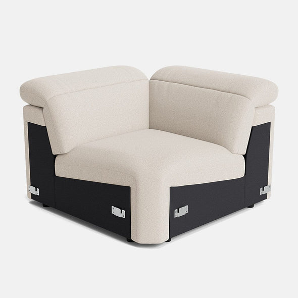 Juno Soft Textured Boucle Corner Piece - Quiet Shore - OUTLET - Outlet