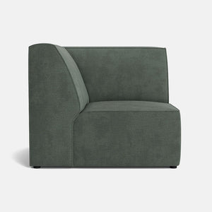 Kew Luxe Chenille Corner Piece - Twilight Sage