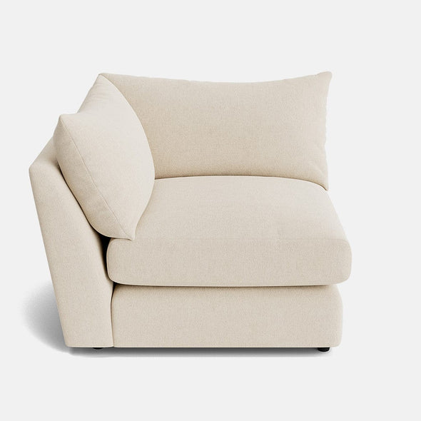 The Dreamer Soft Linen Look Corner Piece - Soft Dusk