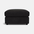 Clapham Luxe Chenille Footstool - Roof Top