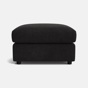 Clapham Luxe Chenille Footstool - Roof Top