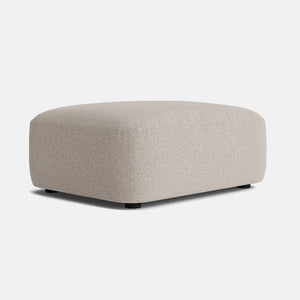 Copenhagen Soft Woven Texture Footstool - Balanced Greige