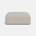 Kate Soft Chenille Footstool - Cream Dream