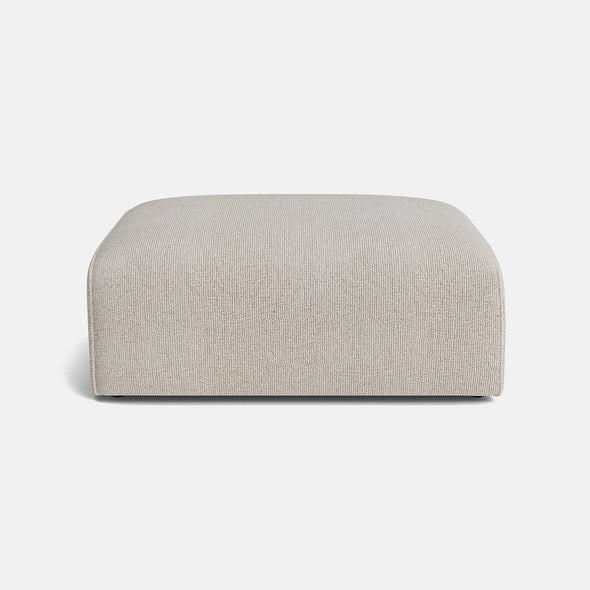 Kate Soft Chenille Footstool - Cream Dream