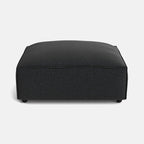 Marylebone Luxe Chenille Small Footstool - Midnight Sky
