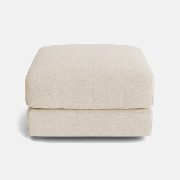 The Dreamer Soft Linen Look Footstool - Soft Dusk