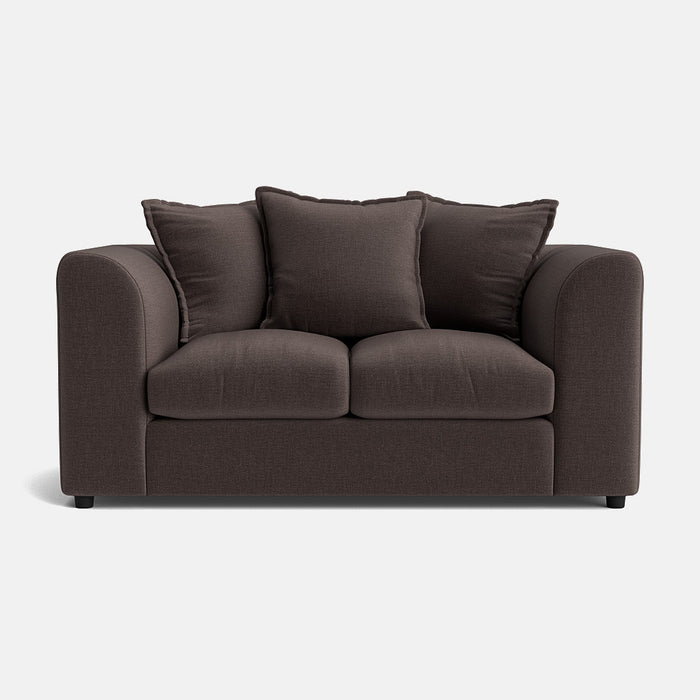 Clapham Luxe Chenille 2 Seater Sofa - Deep Espresso  - OUTLET