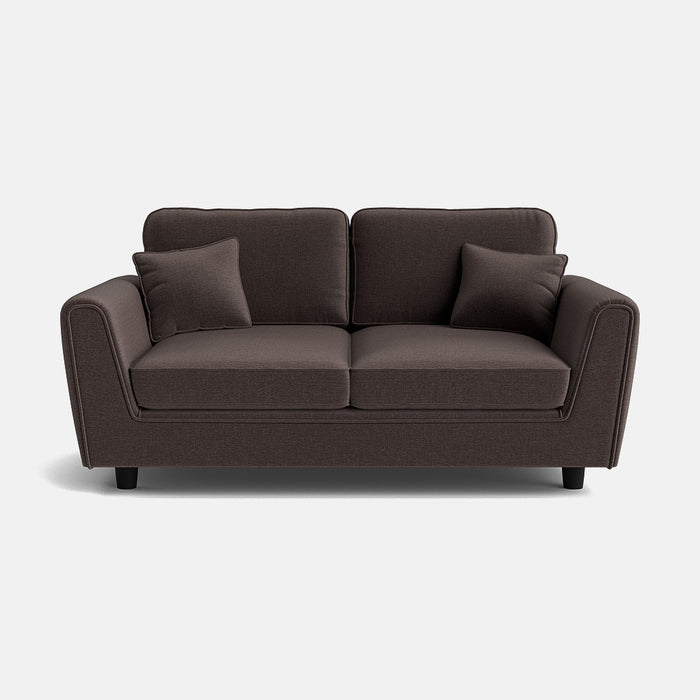 Ascot Highback 2 Seater Sofa - Deep Espresso - OUTLET