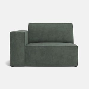 Kew Luxe Chenille Left Arm - Twilight Sage