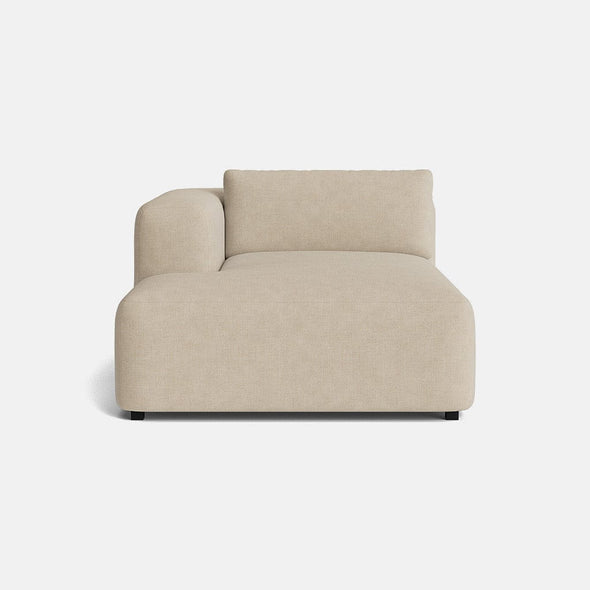 Stamford Soft Woven Texture Left Chaise Piece - Desert Mirage - OUTLET