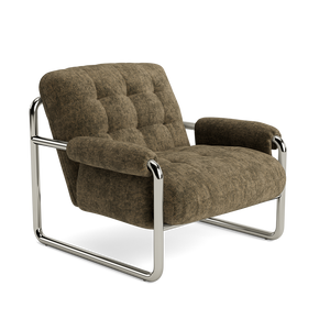 Lissy Luxe Chenille Accent Chair - Moss Shadow