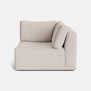 Keira Textured Chenille Corner Piece - Sand Whisper