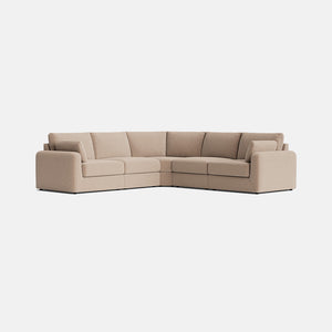 Lumi Luxe Chenille Double Corner - Ash Taupe