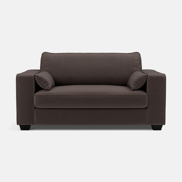 Bloomsbury Luxe Chenille Love Seat - Deep Espresso - OUTLET - Outlet