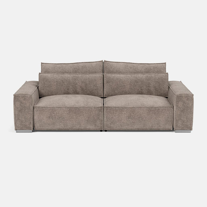 Broadgate Textured Velvet 3 Seater - Tender Taupe - OUTLET