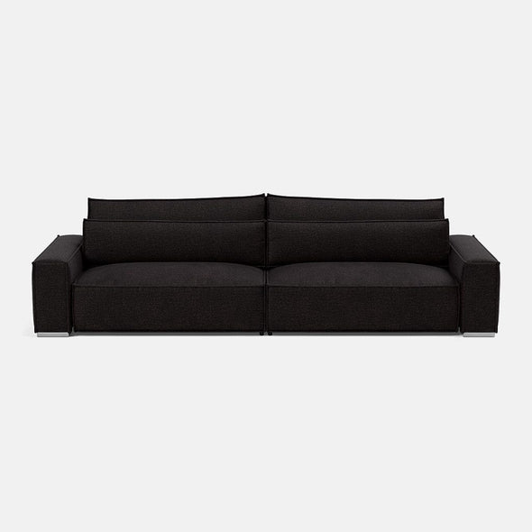 Broadgate Textured Velvet 4 Seater Sofa - Iron Mountain V2 - OUTLET - Outlet