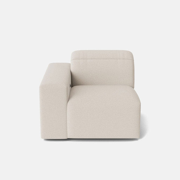 Juno Soft Textured Boucle Left Motion Arm Piece - Quiet Shore - OUTLET - Outlet