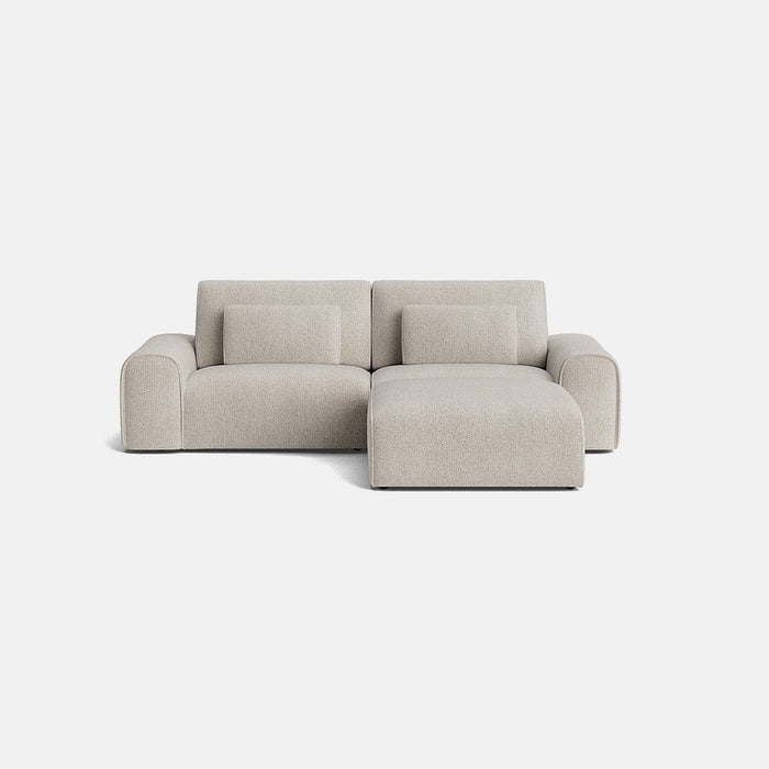 Kate Soft Chenille Medium Left/Right Corner Footstool End - Cream Dream - OUTLET
