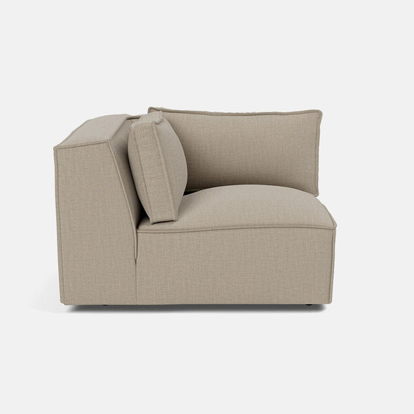 Marylebone Luxe Chenille Corner Piece - Soft Truffle - OUTLET