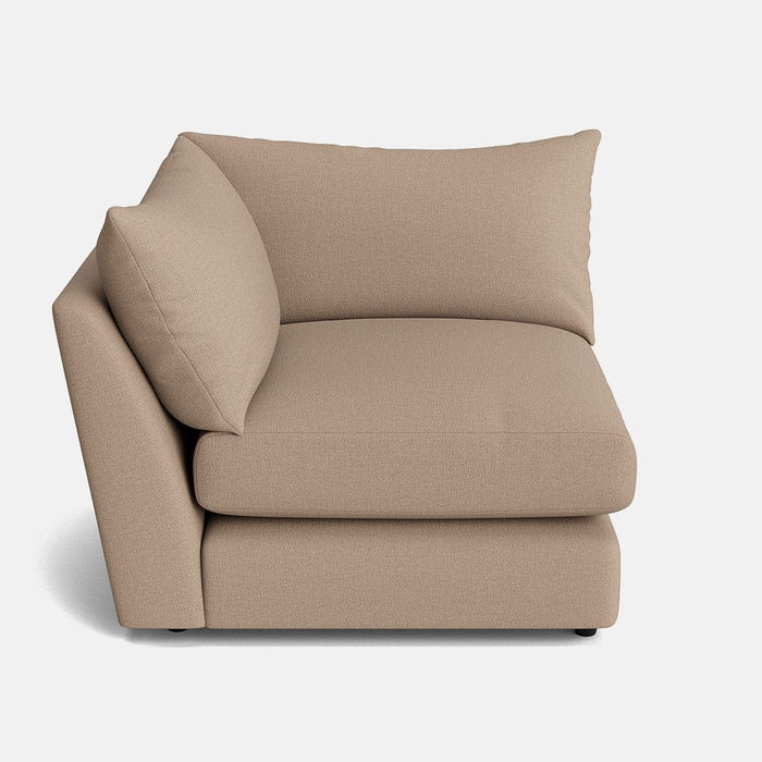 The Dreamer Soft Linen Look Corner Piece - Vanilla Latte - OUTLET