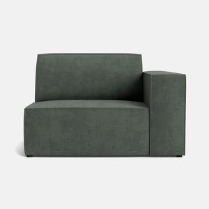 Kew Luxe Chenille Right Arm - Twilight Sage