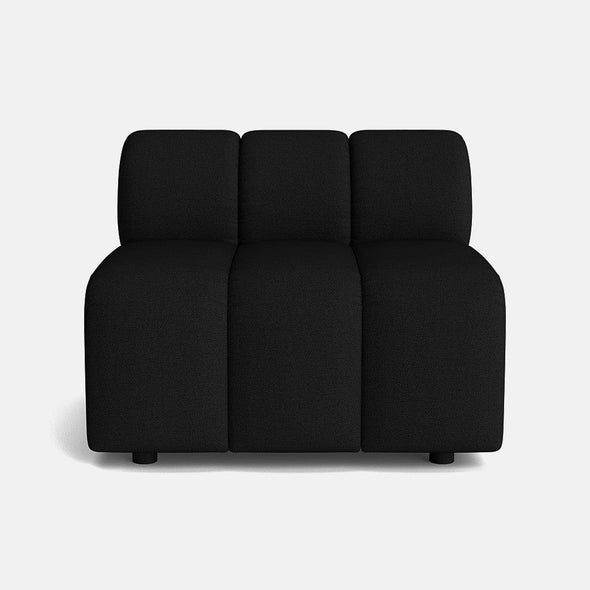 Nobu Soft Chenille Single Piece - Black Clouds
