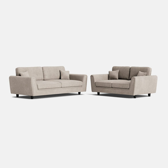Ascot Highback 3 & 2 Seater Set - Summer Linen
